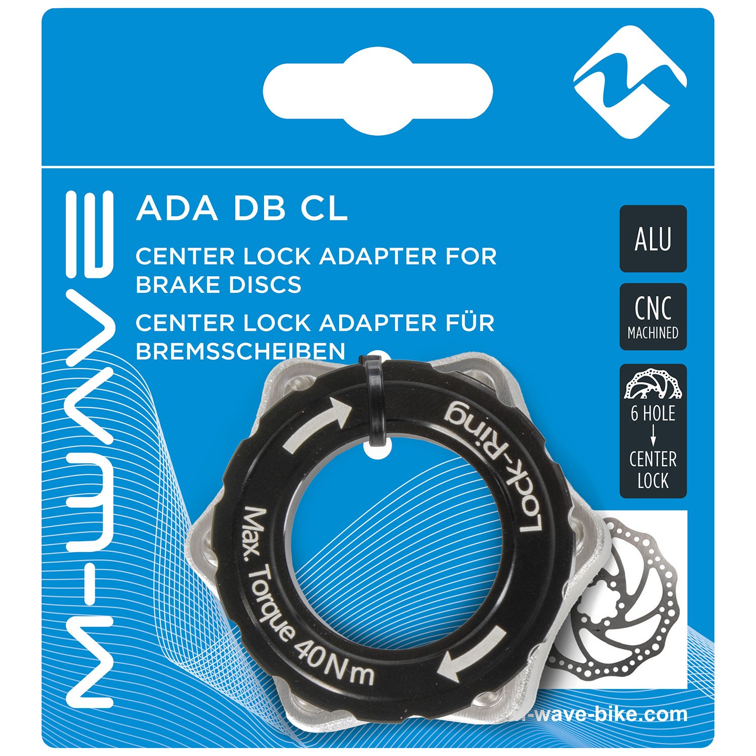 Переходник Centerlock adapter "ADA DB CL", for 6-hole brake disc,