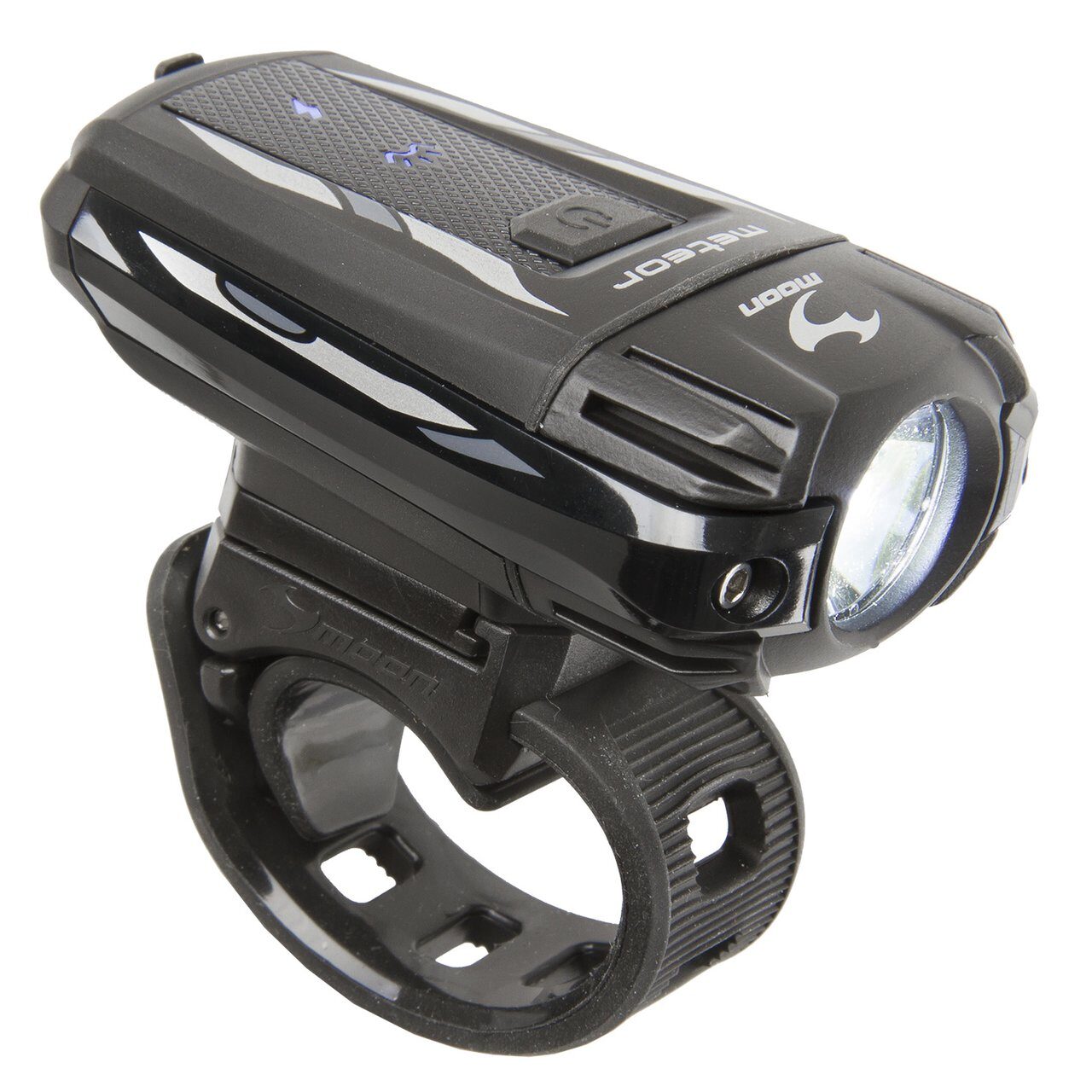 Фара пер.USB MOON "METEOR, 1 white CREE-LED, 5 fun, max. 400 lu,