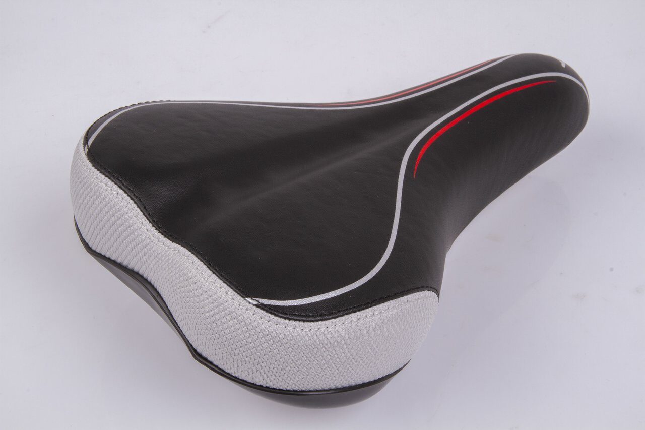 Седло 265x168mm, w/black trim, w/black rails, w/o clamp, OEM,