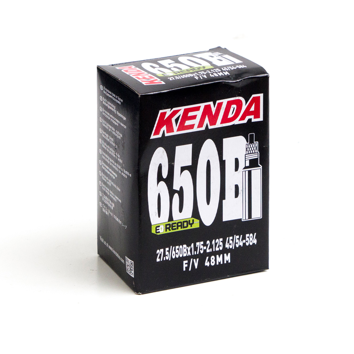 Велокамера 27.5/650Bx2.0-2.35, 52/58-584, F/V-48 mm,