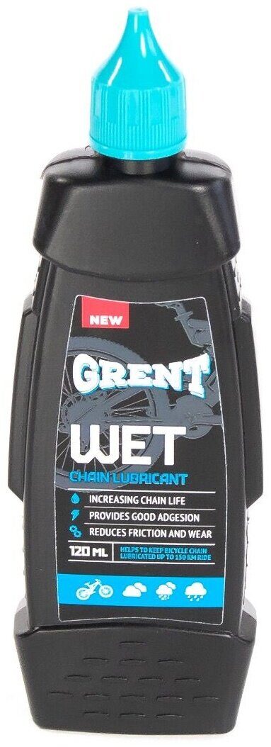 "Цепная велосмазка для влажной погоды 120мл,"