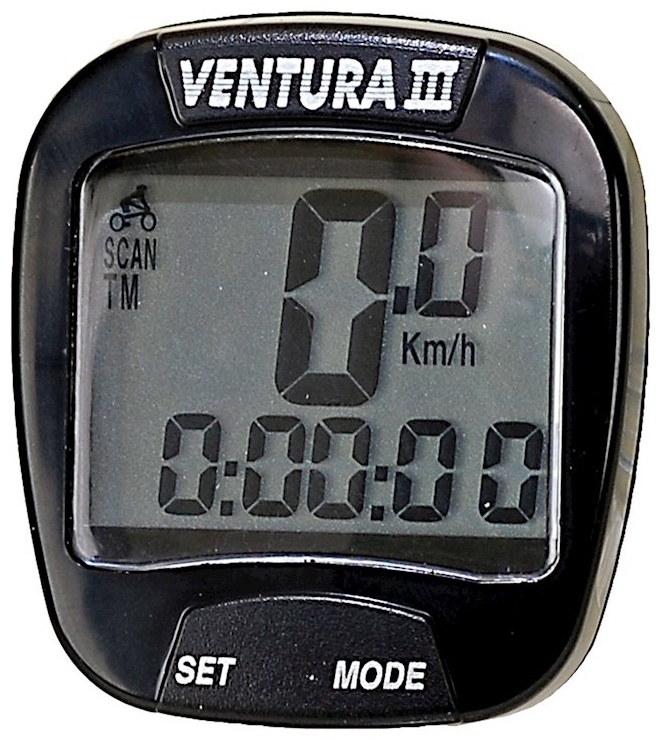 Велокомпьютер провод  VENTURA-III, 6 functions,