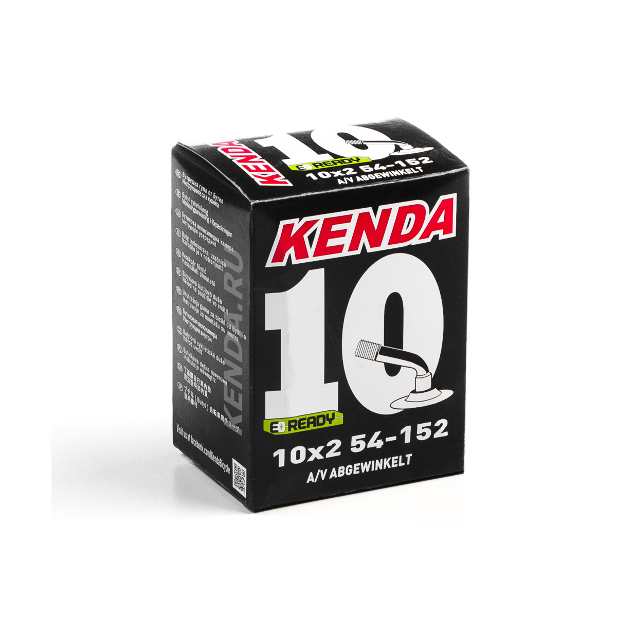 Велокамера tube 10x2, 54-152, WH767A (A/V angled 70°/45°) ,,