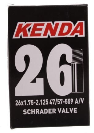 Велокамера 26x1.75-2.125, 47/57-559, A/V,