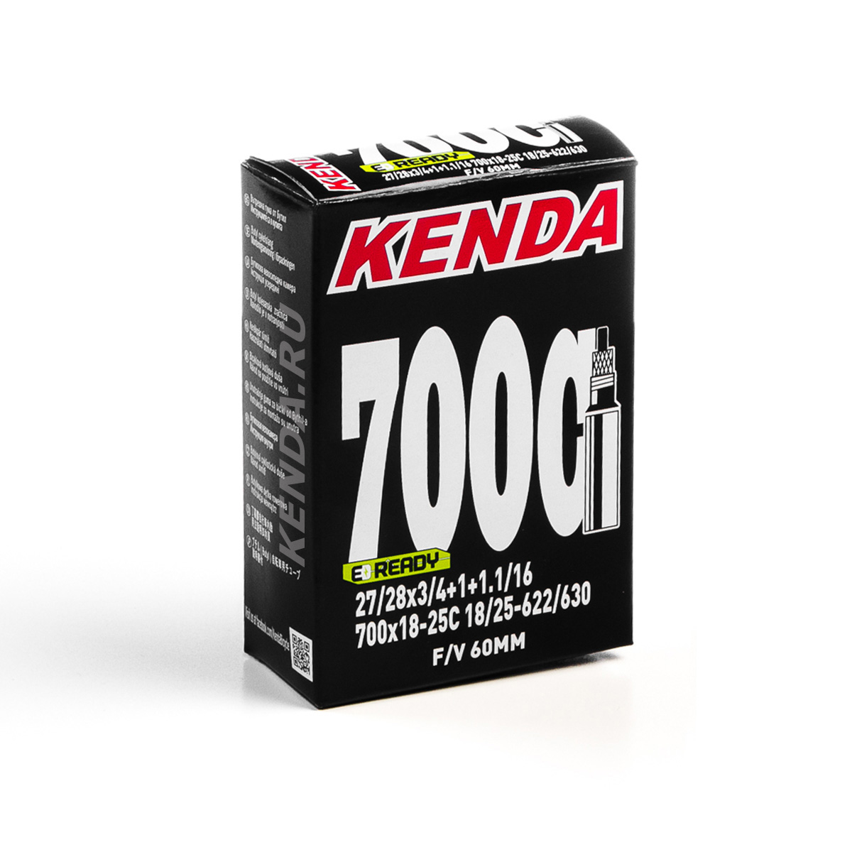 Велокамера 700x23/26C 23/26-622, F/V-60 mm, box,