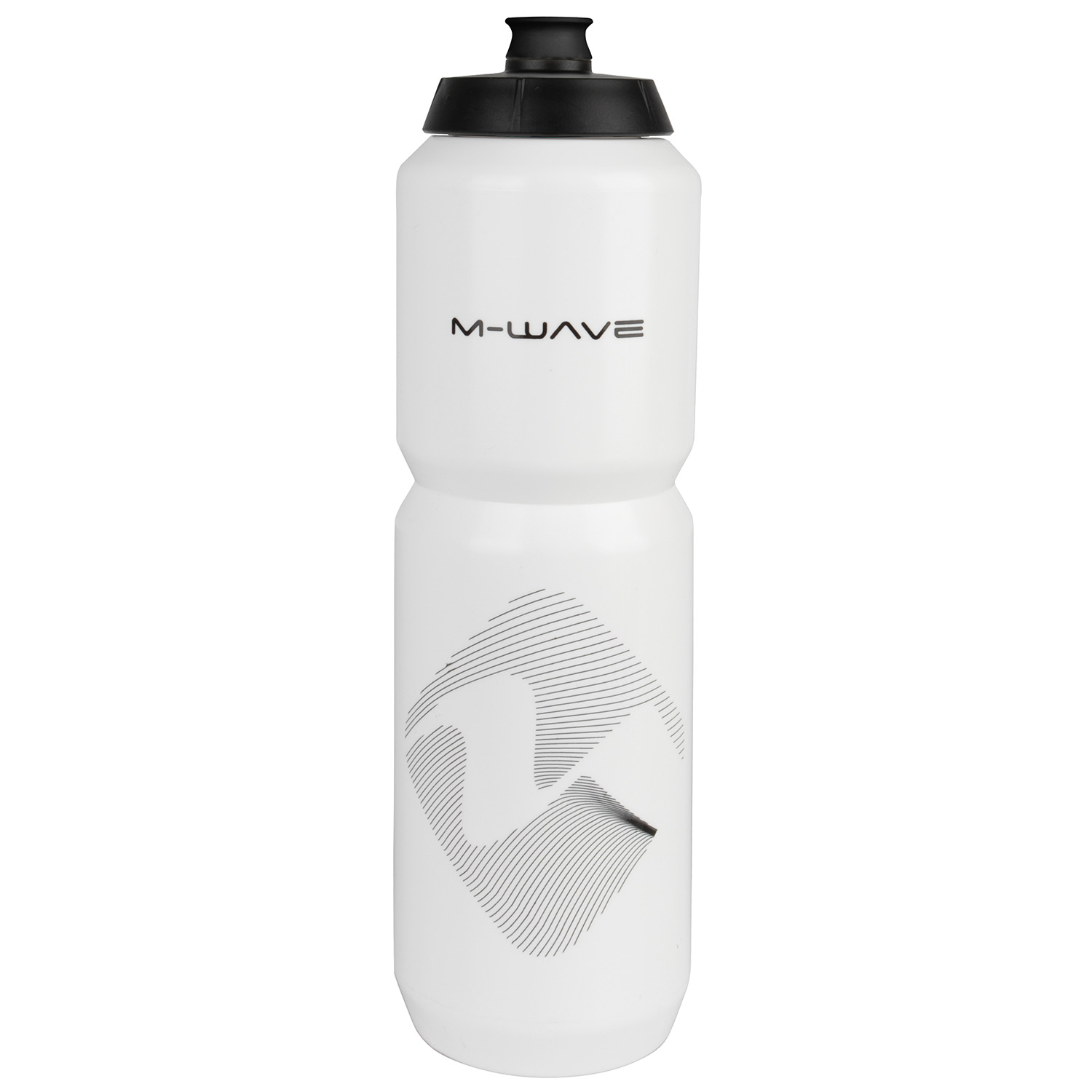 Фляга "PBO 100", plastic,  1000 ml, white/black/white, on card,