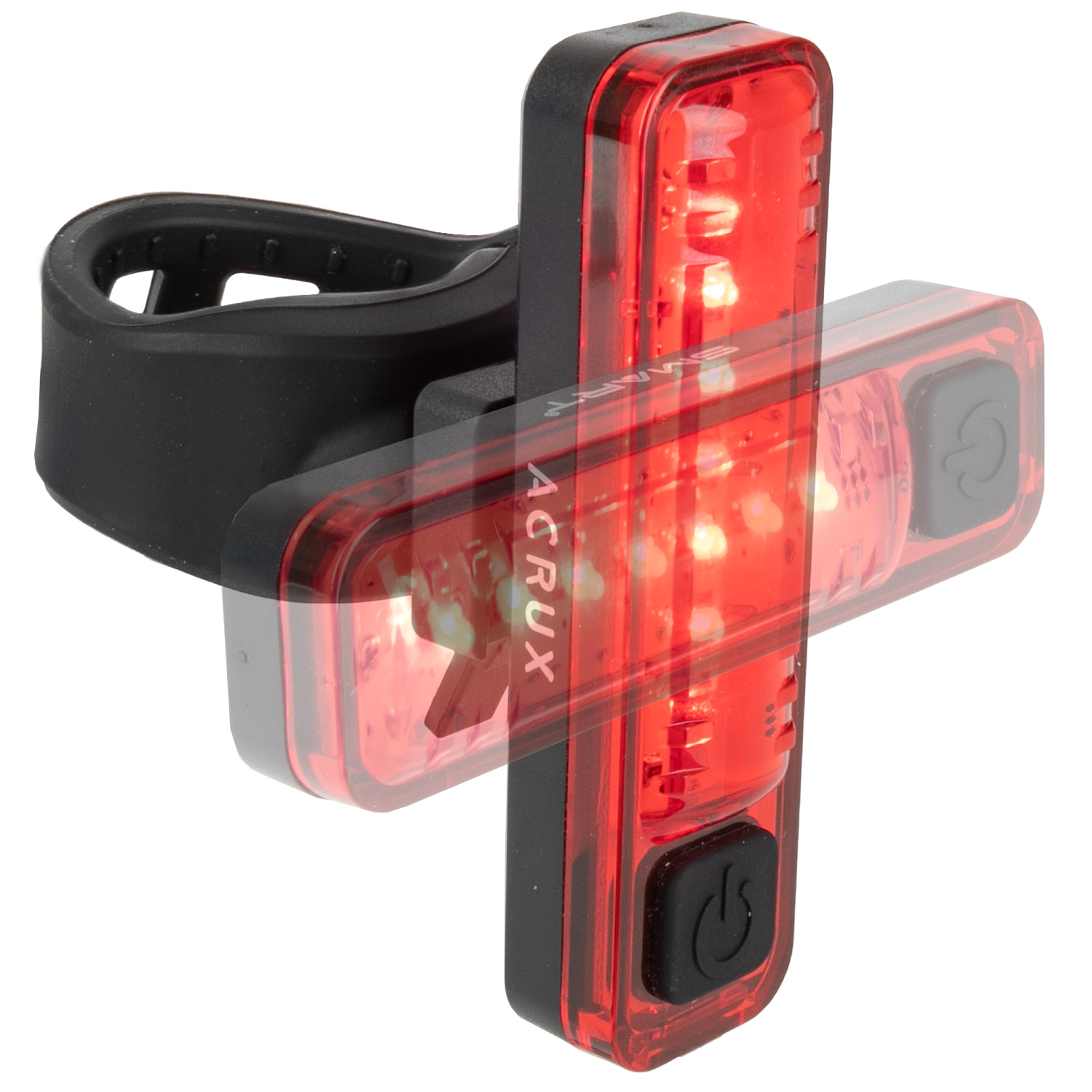 Фара зад. ACRUX, 7 red LEDs, 3 functions (2x steady / 1x flash),