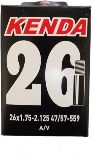 Велокамера 26x1.75-2.125, 47/57-559, A/V,