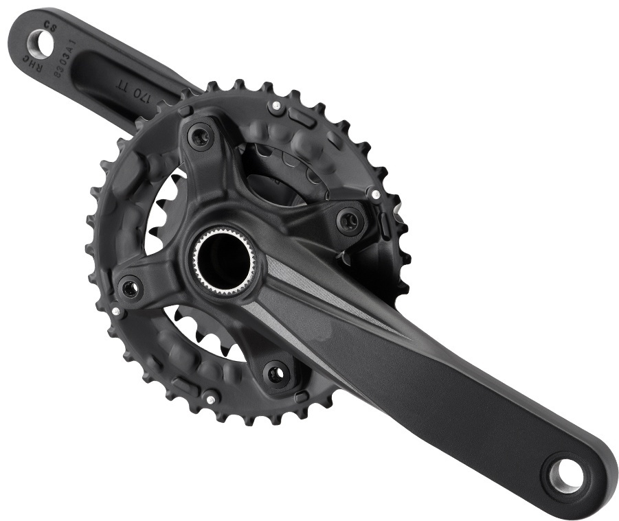 Система шатуны Prowheel RAID-501-TT, FOR REAR 9-SP, 175MM, 36/22T,