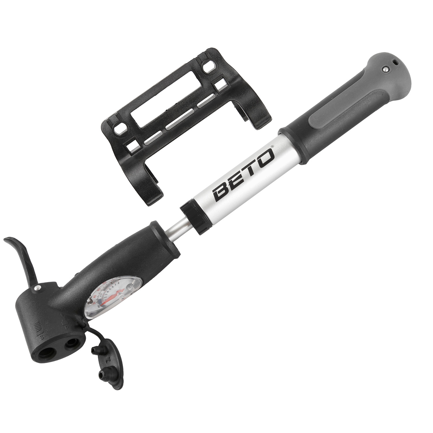 Насос mini с монометром, silver/black, for FV/AV/DV,,