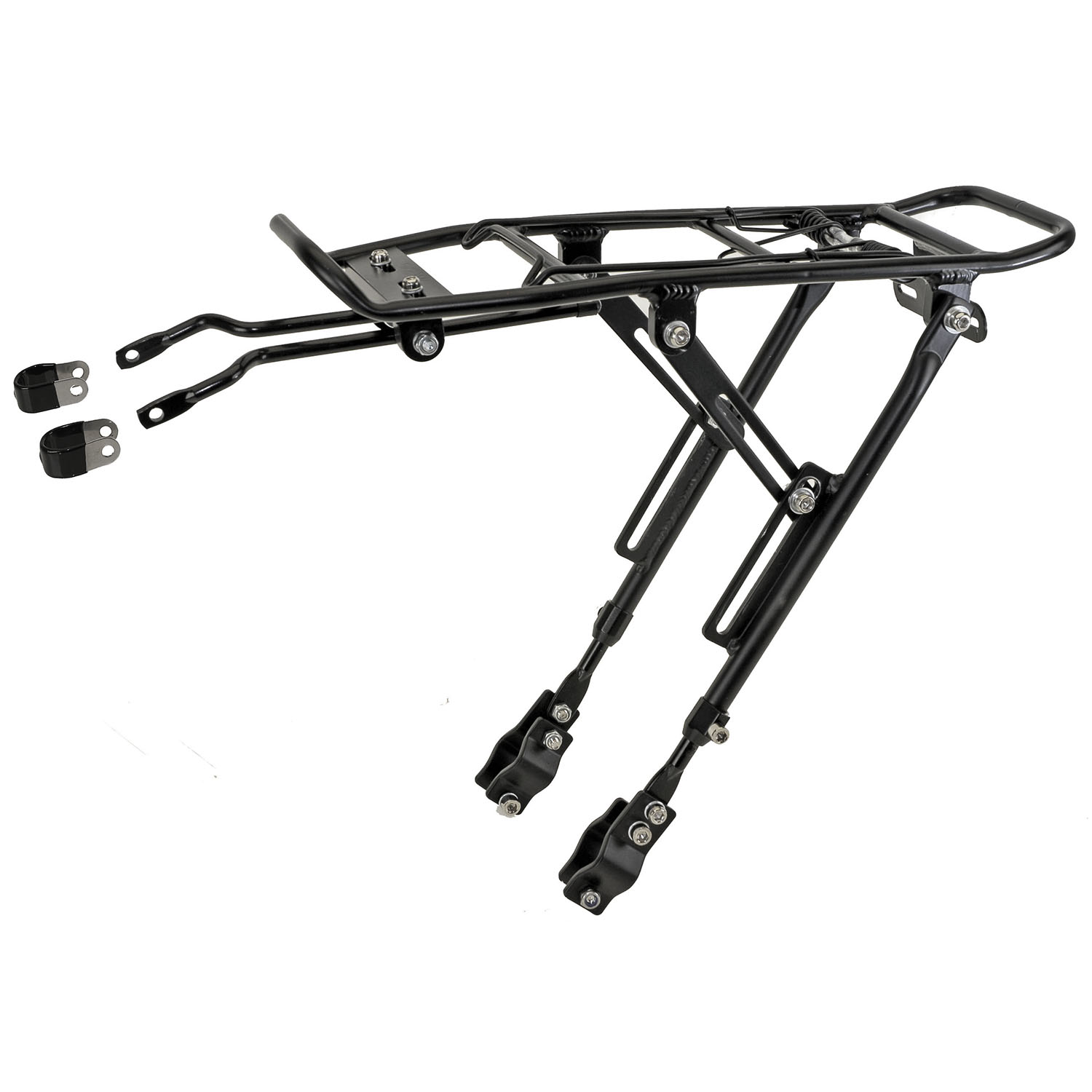 Багажник кр.на перья alloy, black, for 20"-29", max. load 25 kg,