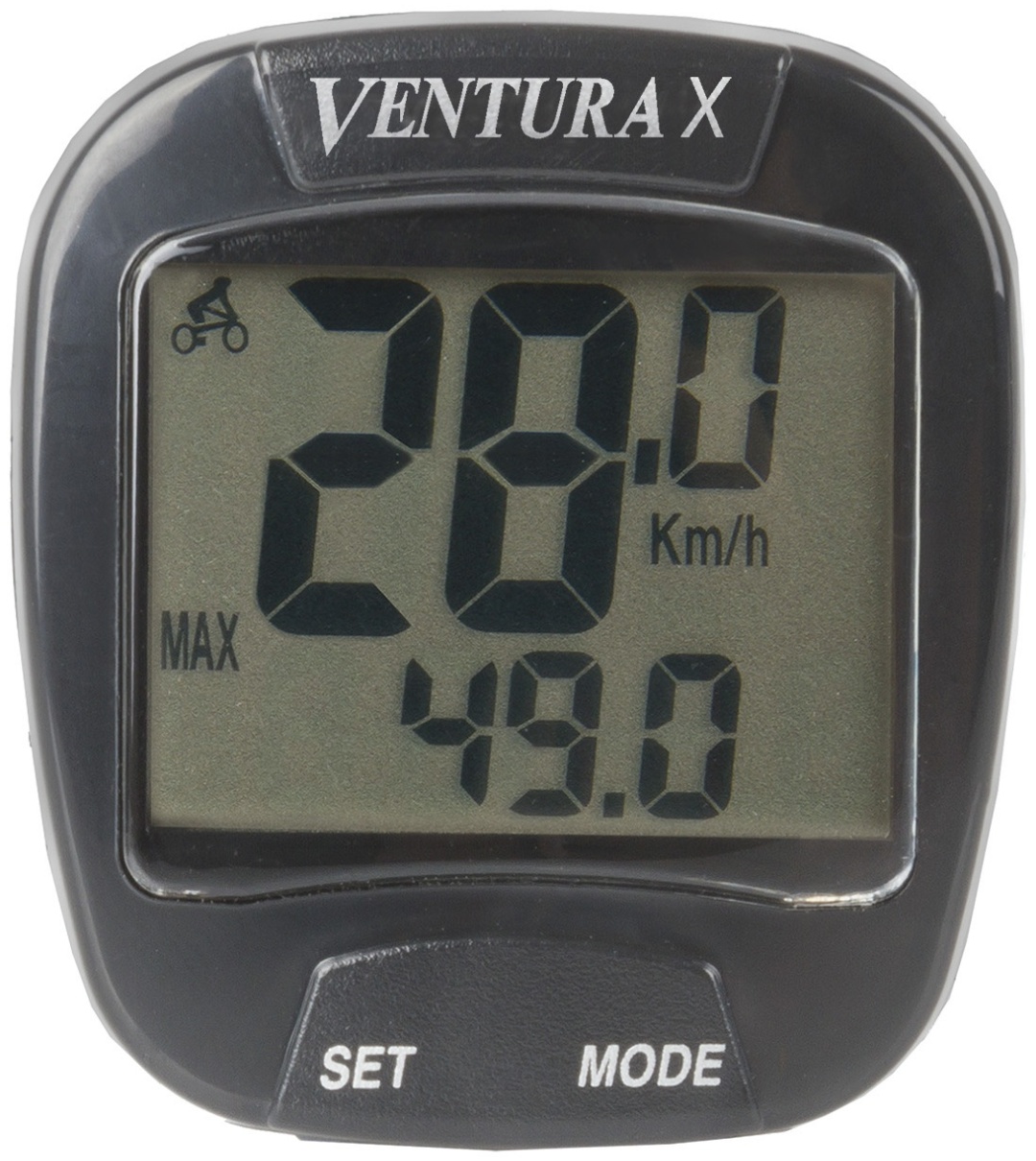 Велокомпьютер  провод VENTURA X, 10 functions,