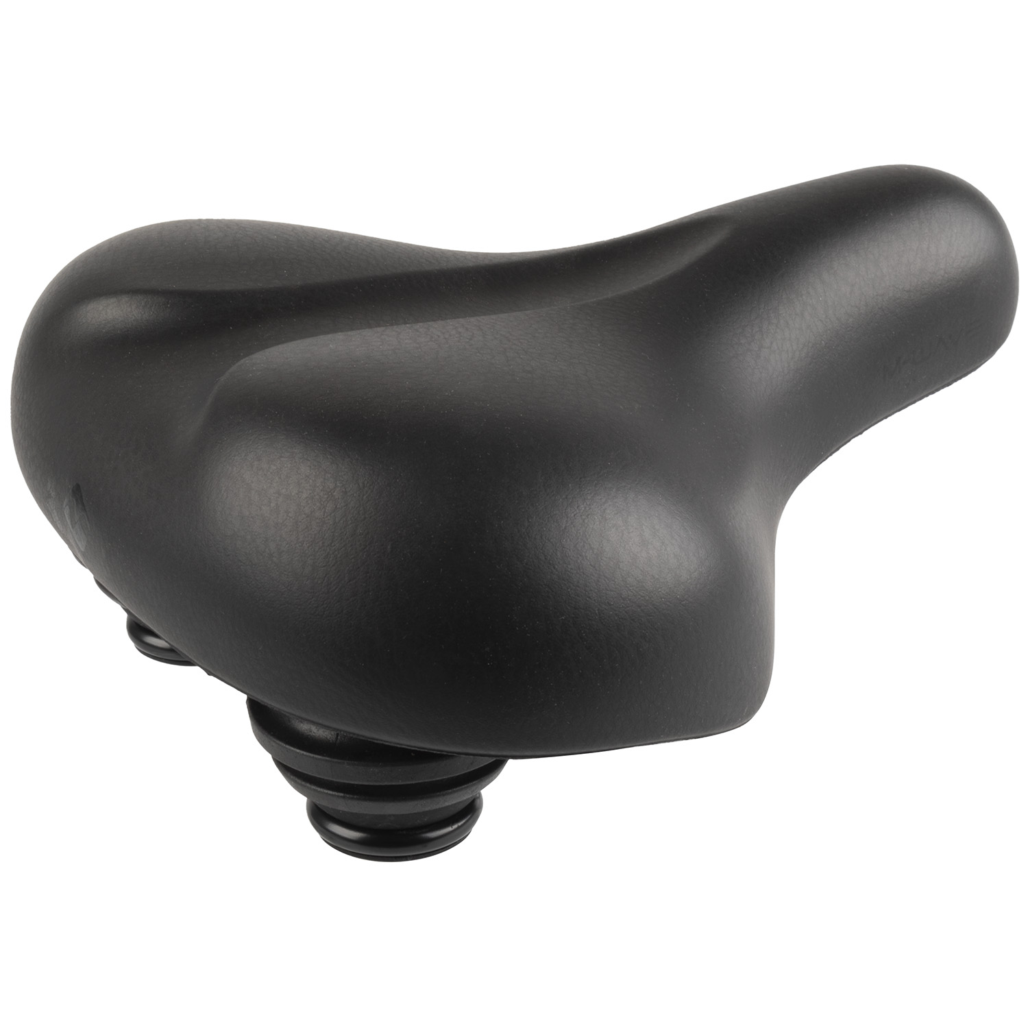 saddle >Vacu City XL< M- WAVE, 261 x 223 mm, vacuum technology, rail with scale, black, OEM,