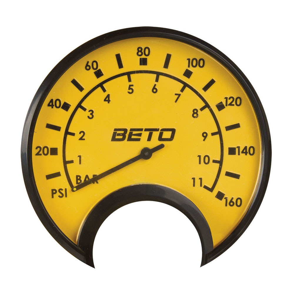 Насос напольный, steel, up to 11 BAR/160 PSI, yellow/black,