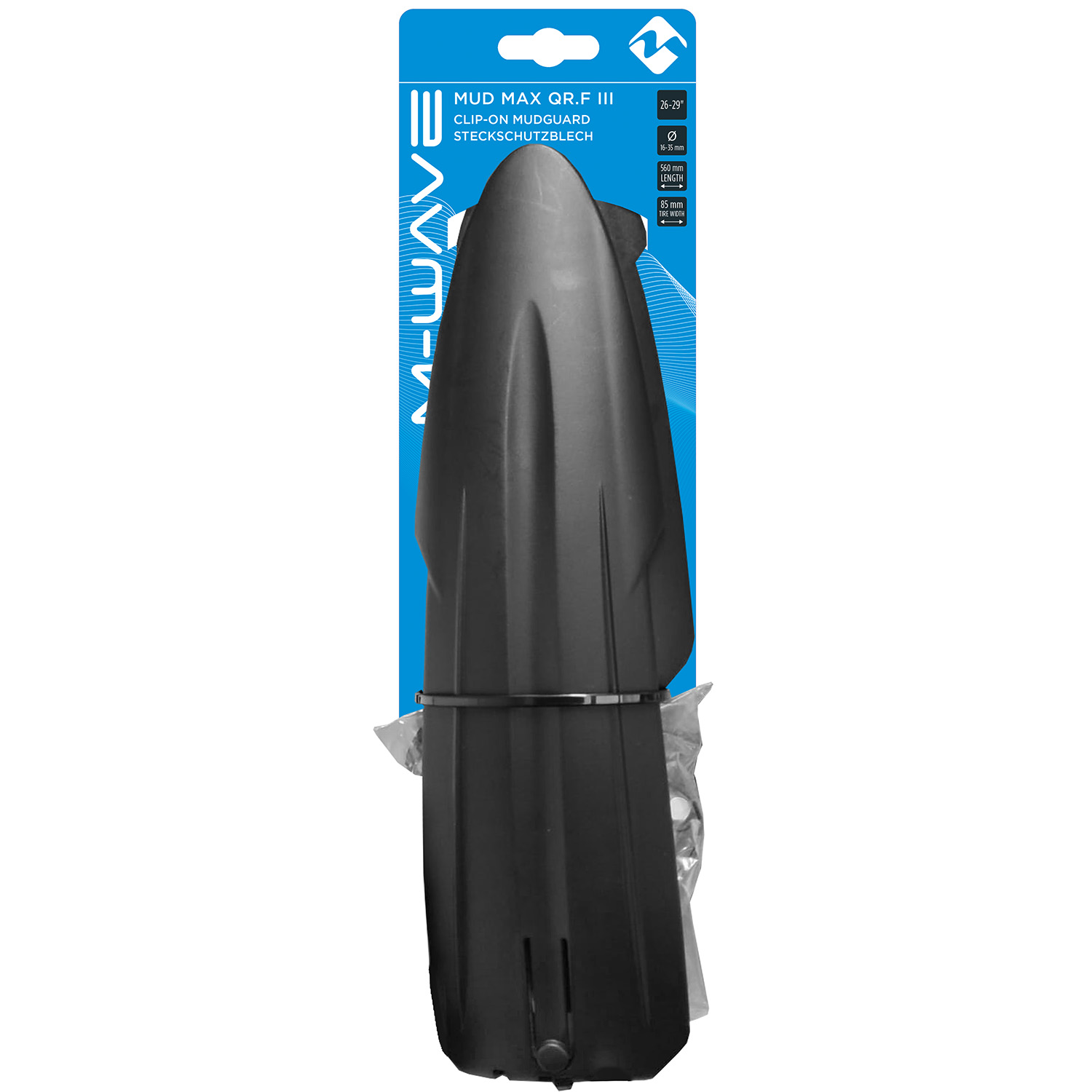 Крыло переднее M-WAVE >Mud Max QR.F III<, 26"-
29",width 85 mm,