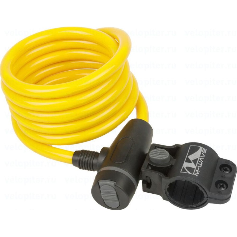 Замок autom.-spiralcablelock 1800 x 10 mm,yellow,