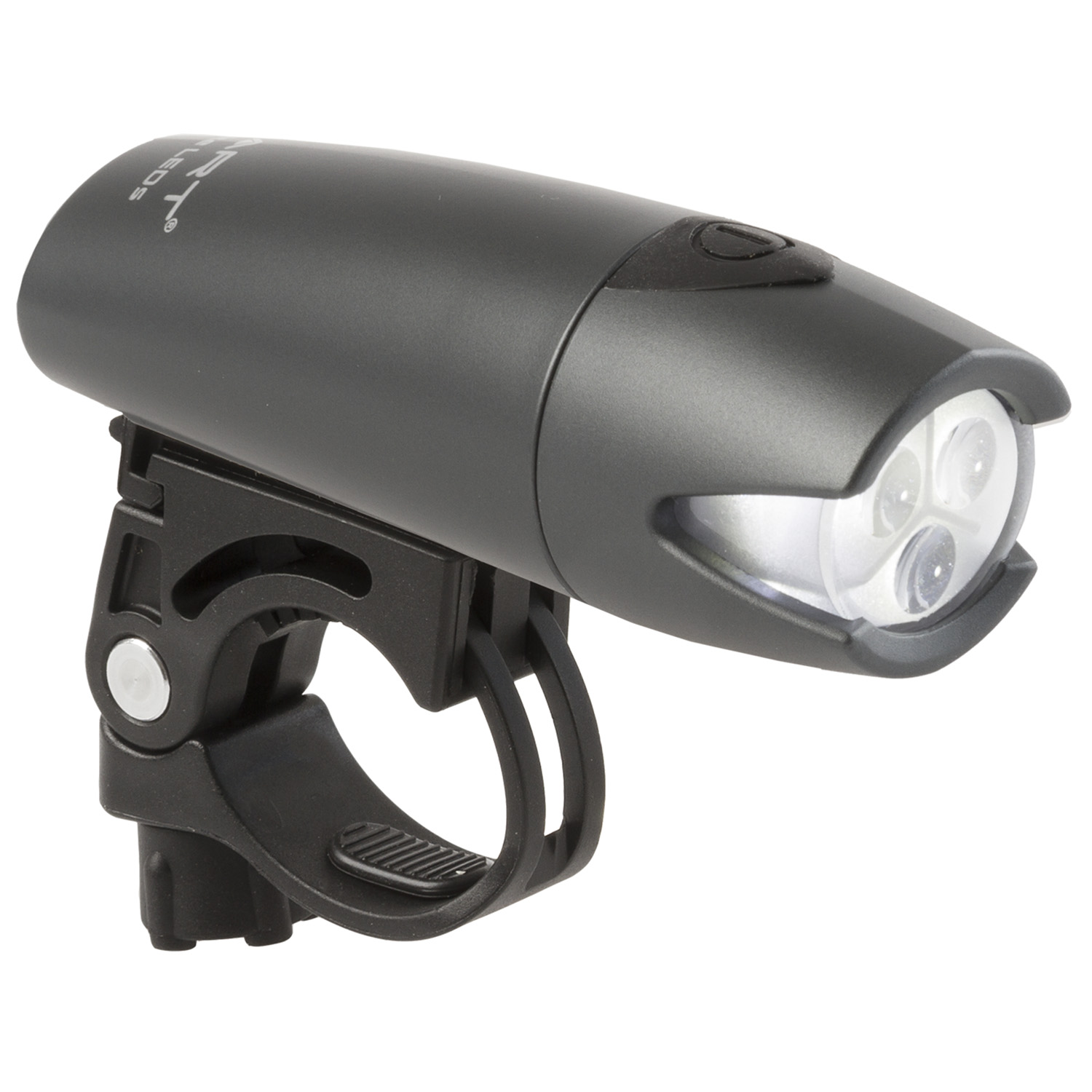 Фара пер. "POLARIS", with 3 super-white LED, 2 functions, 2 x batteries,