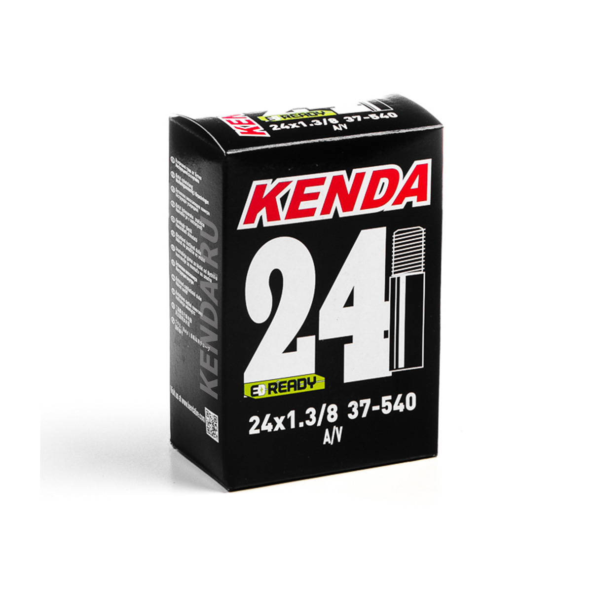 Велокамера 24x1.3/8, 37-540, A/V,