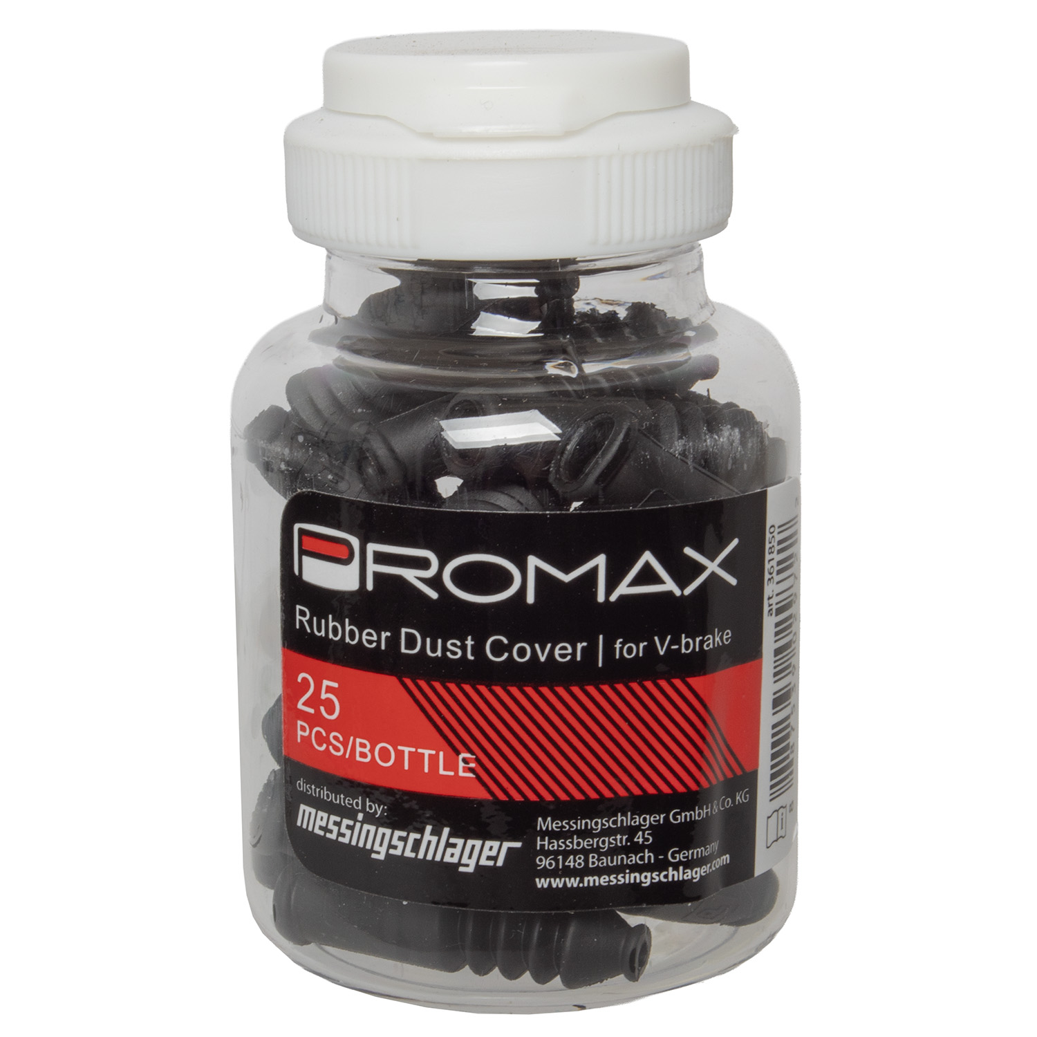 Пыльник резиновый rubber dust cover, for V-brake, black, 1 set = 25 pcs in PROMA,