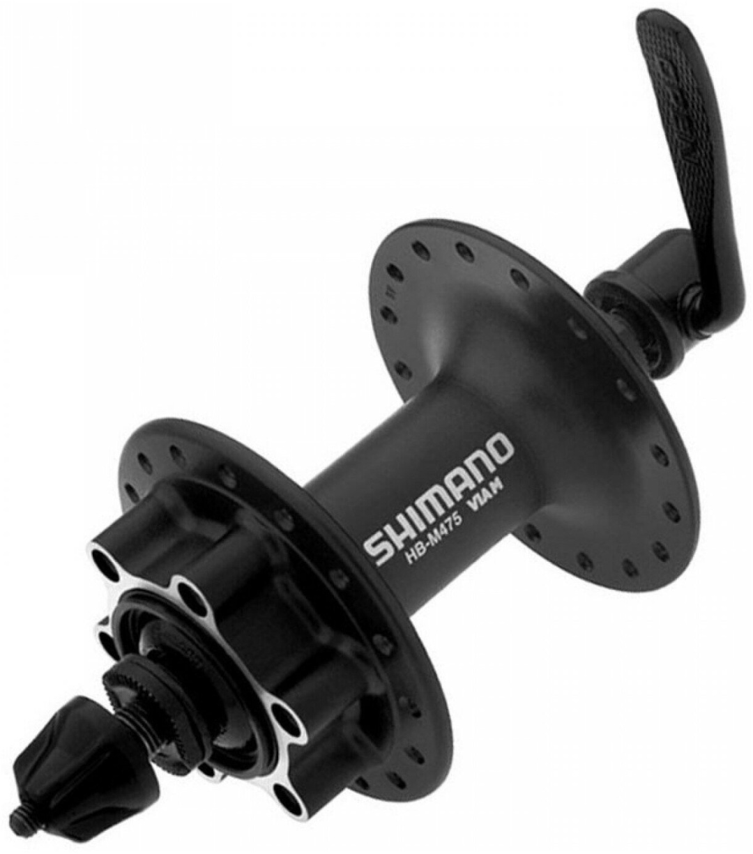 Втулка передняя HB-M475-L QR 32H  FOR DISC BRAKE,