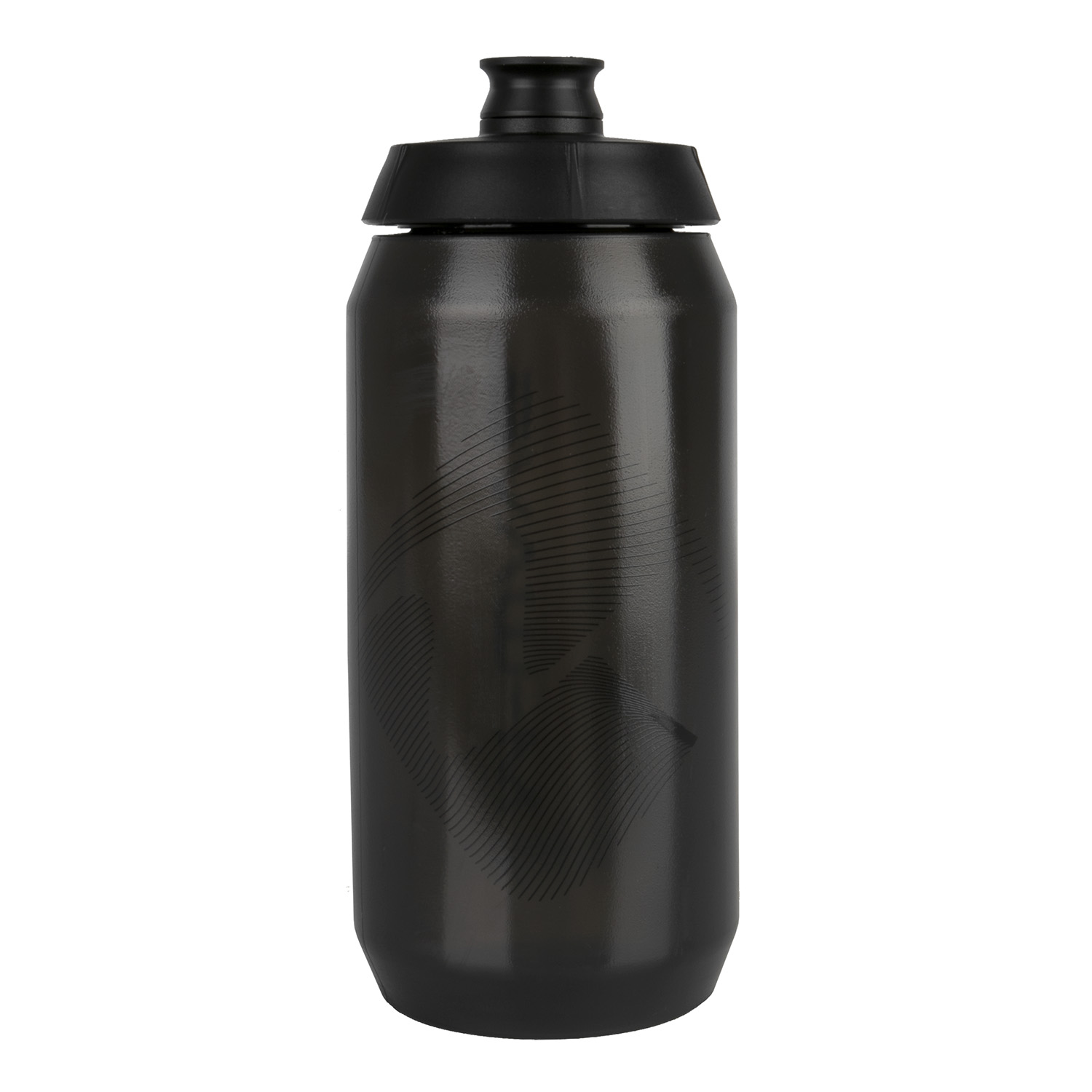 Фляга "PBO 550", plastic, 550 ml, black/black transparen,