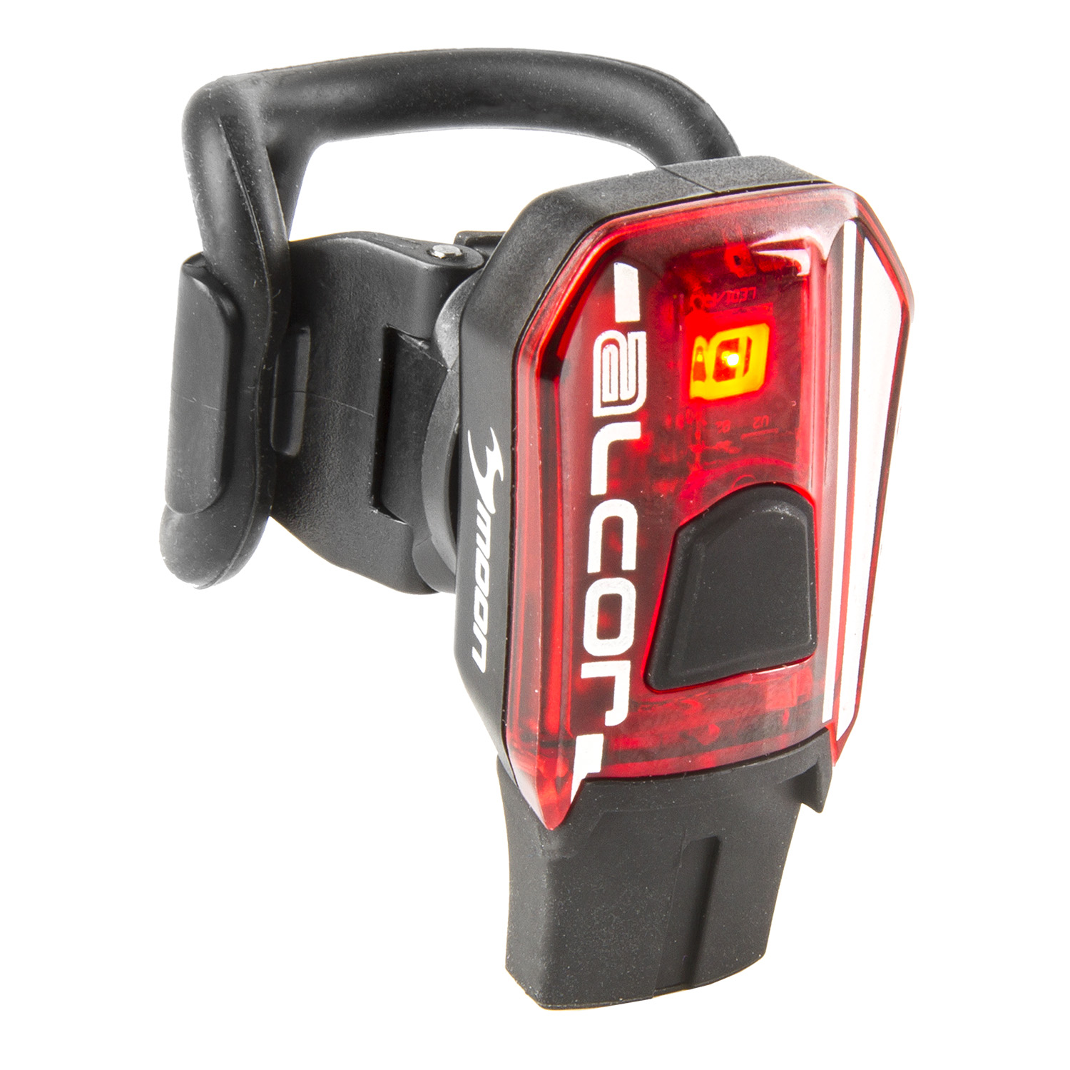 Задний фонарь MOON Alcor, 1 red LED, 5 functions,