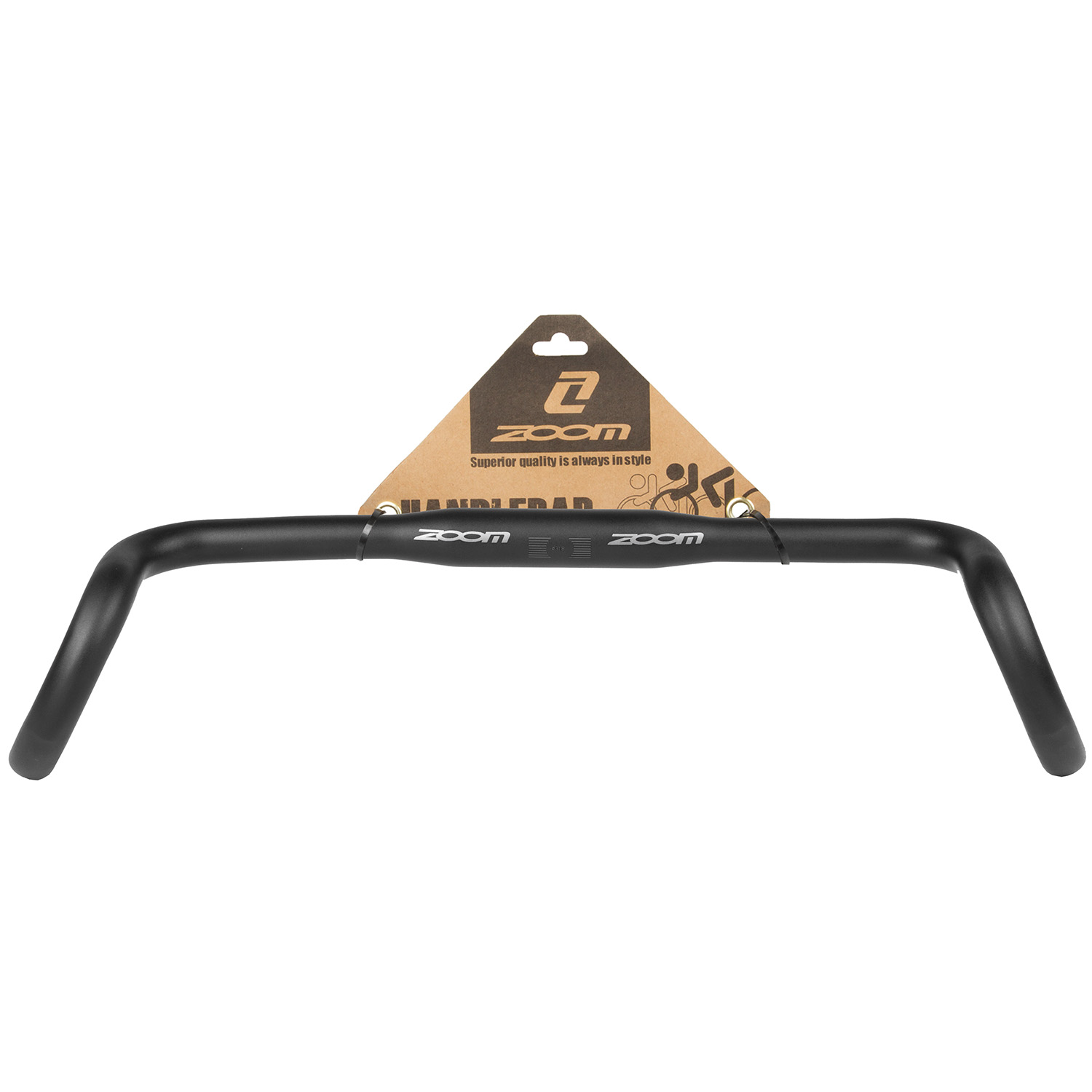Руль Gravel-handlebar matt black, 400 mm,31.8 mm, Reach 83 mm,