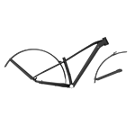 Крылья комплект MTB black/27.5",
