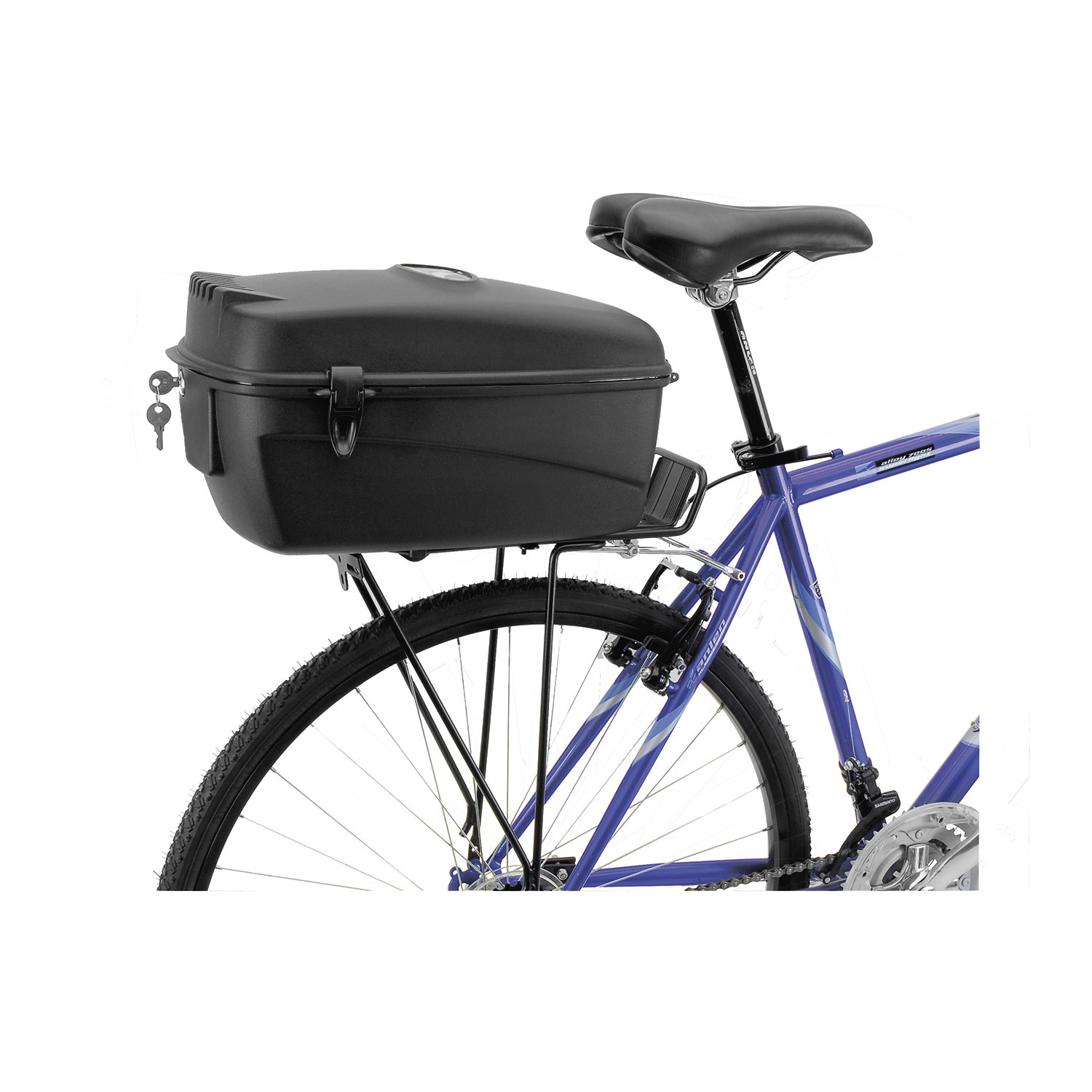 Сумка-ящик на багажник "M-WAVE AMSTERDAM BOX L" matt black,