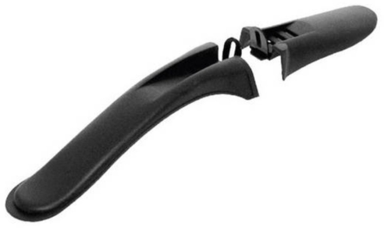 Крыло переднее 20"-24" plastic, two-piece-type, black,
