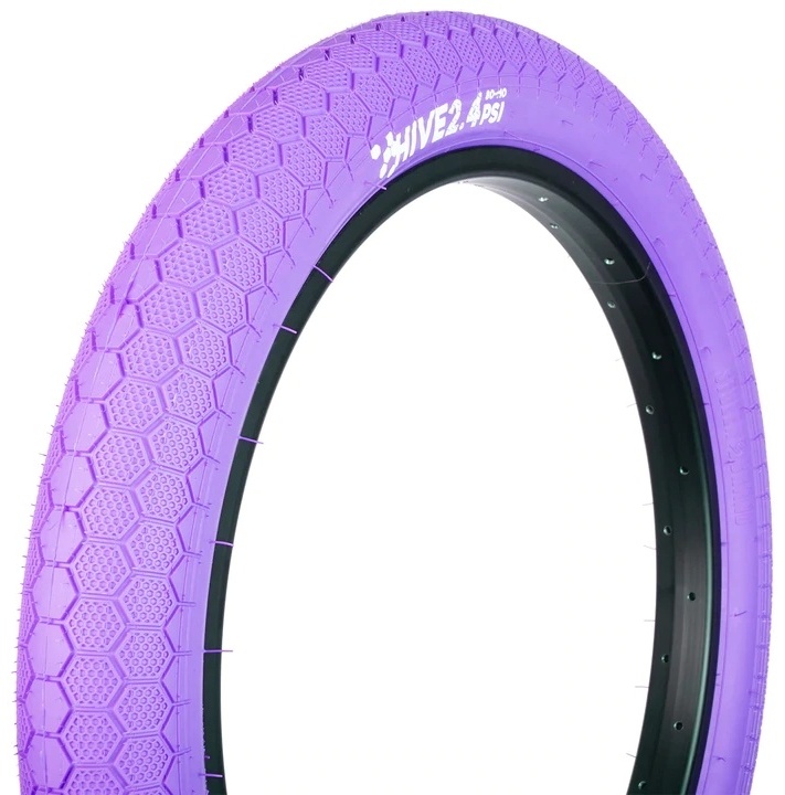 Покрышка 20" HIVE 2.4" LP TIRE, "SUPER STICK RUBBER",LAVENDER,