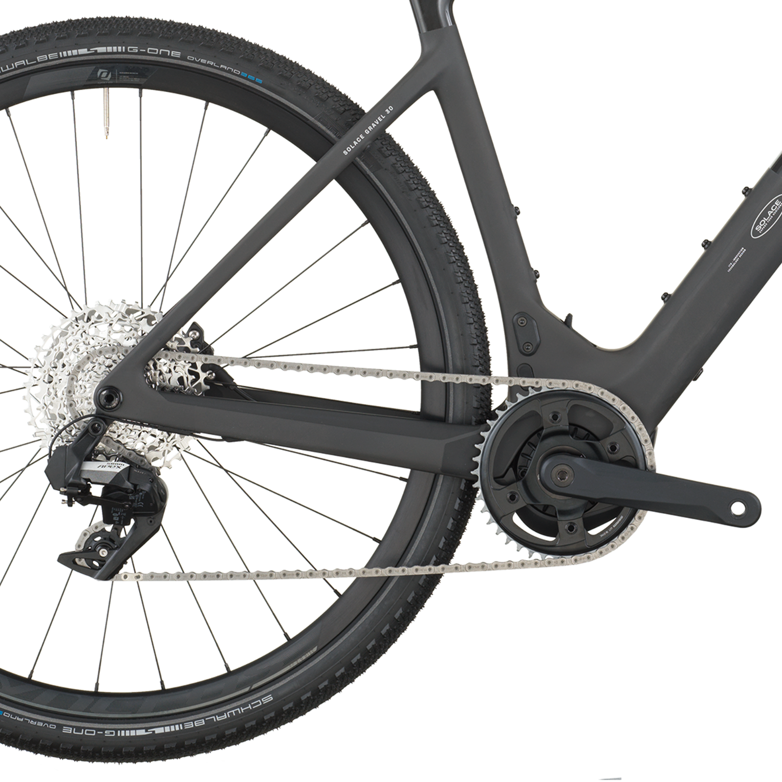 Solace Gravel 30, Размер XL; Цвет carbon black