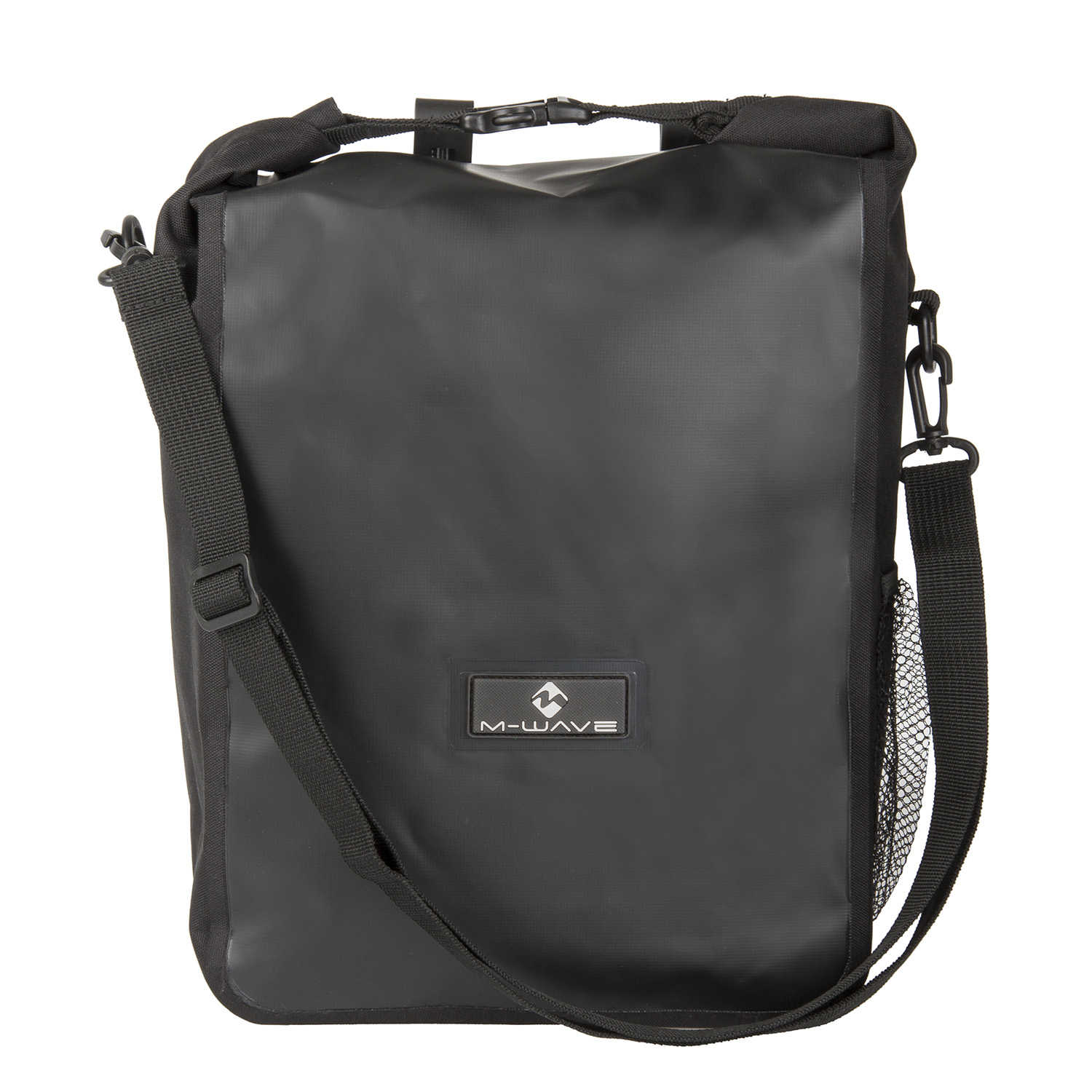 Сумка на багажник single bag, M-WAVE, waterproof, for mounting on left or right side), 26 x 13 x 47 ,
