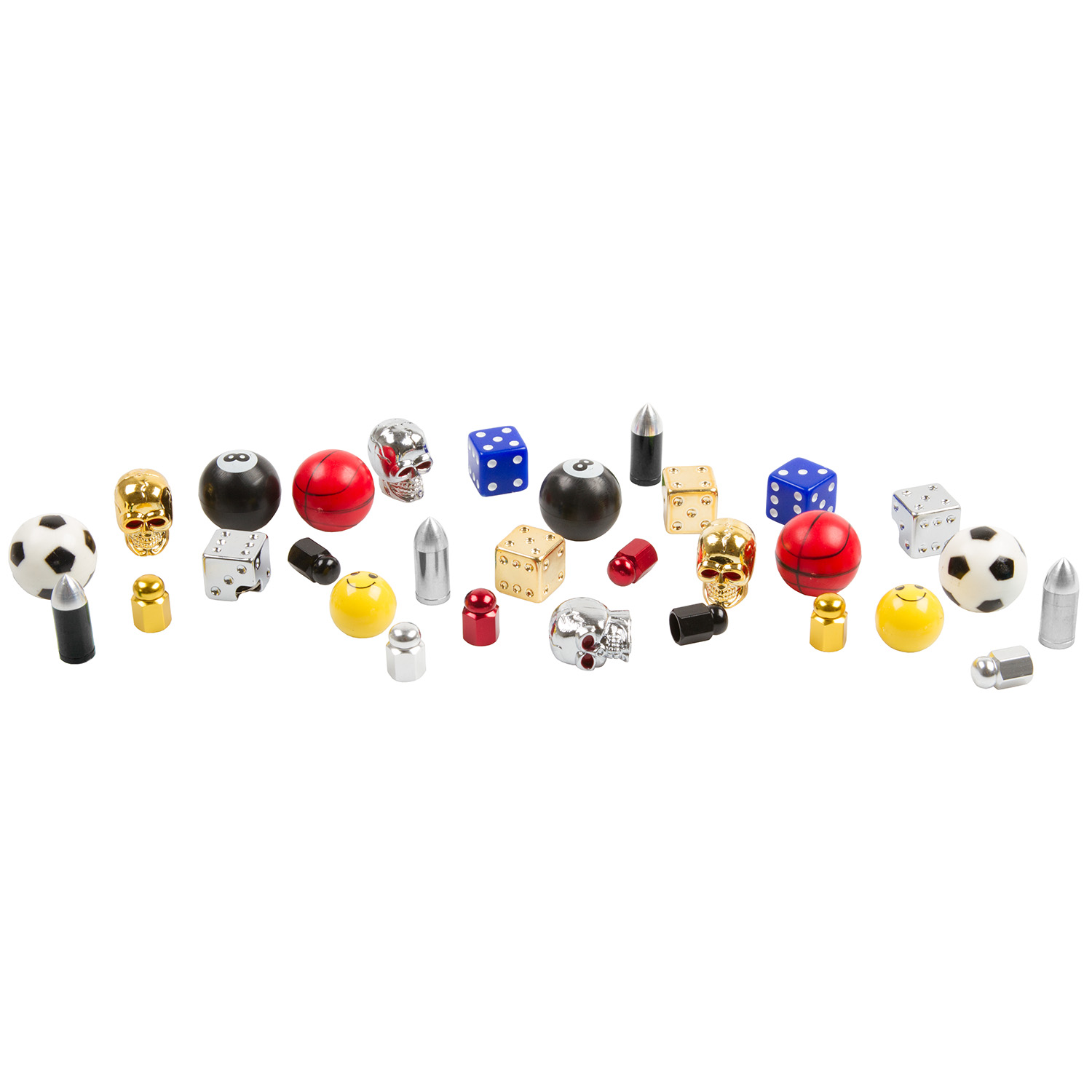Украшение на ниппель for A/V, 30 pcs (15 x 2 pcs) assorted in Displaycarton,