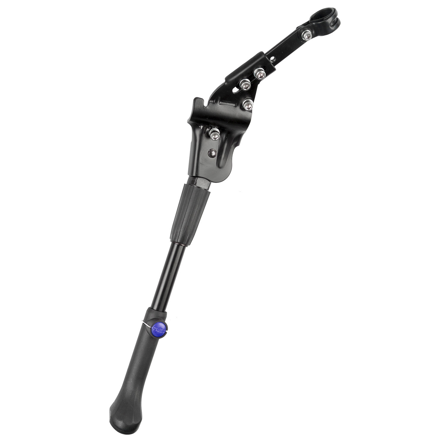 Подножка на перья "STRONG R", alloy, black, adjustable in length for 26" - 29",