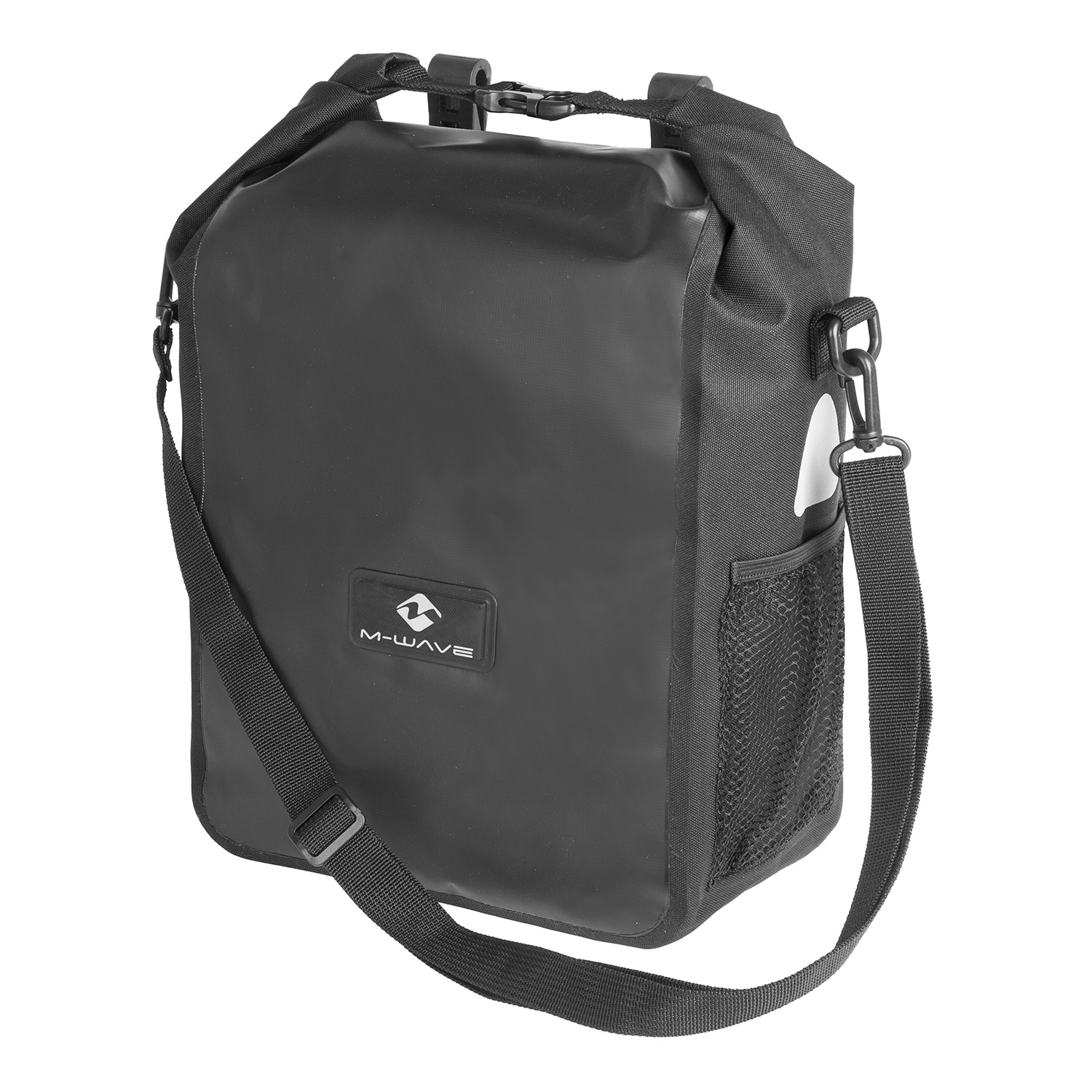 Сумка на багажник single bag, M-WAVE, waterproof, for mounting on left or right side), 26 x 13 x 47 ,
