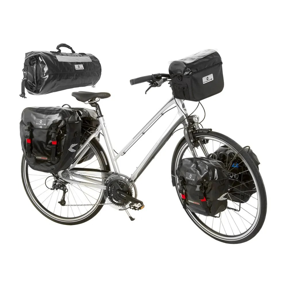 Сумка на багажник "HUDSON BAY", black,volume 28L,waterproof,