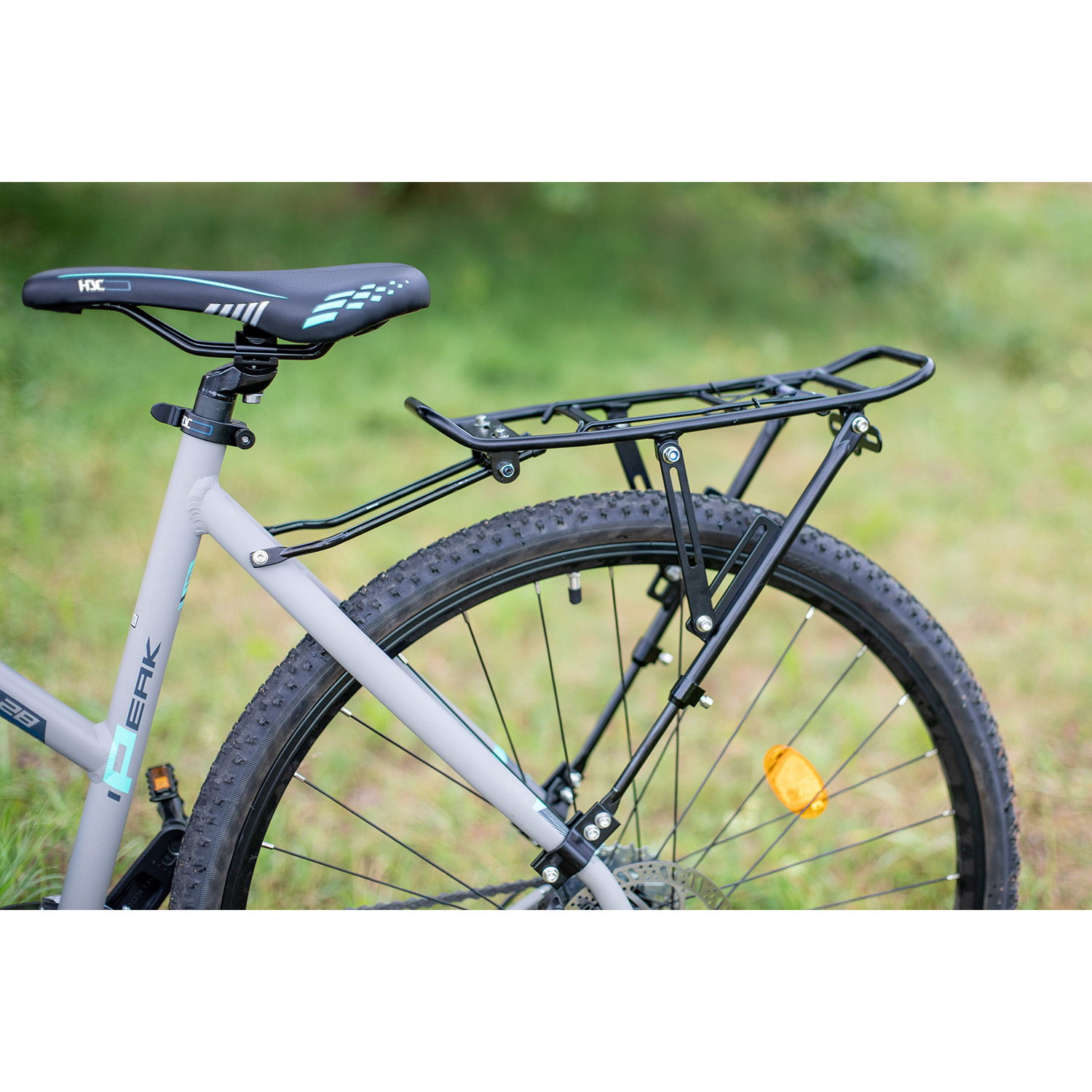 Багажник кр.на перья alloy, black, for 20"-29", max. load 25 kg,