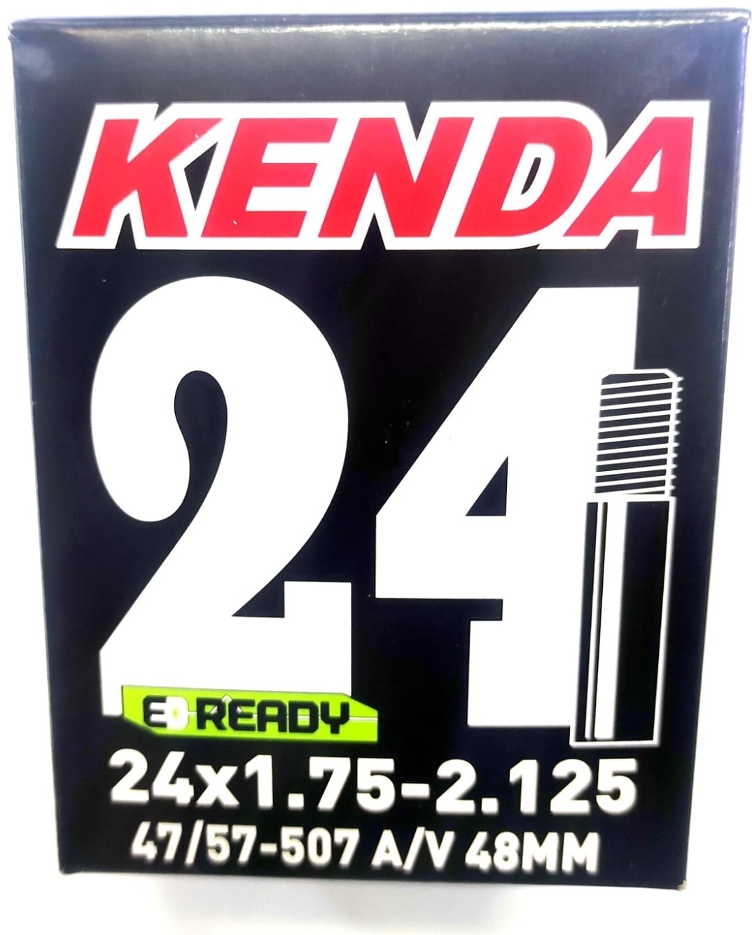 Велокамера universaltube 24",  24X1.75-2.125, 47/57-507, A/V-48 mm, molded, box,