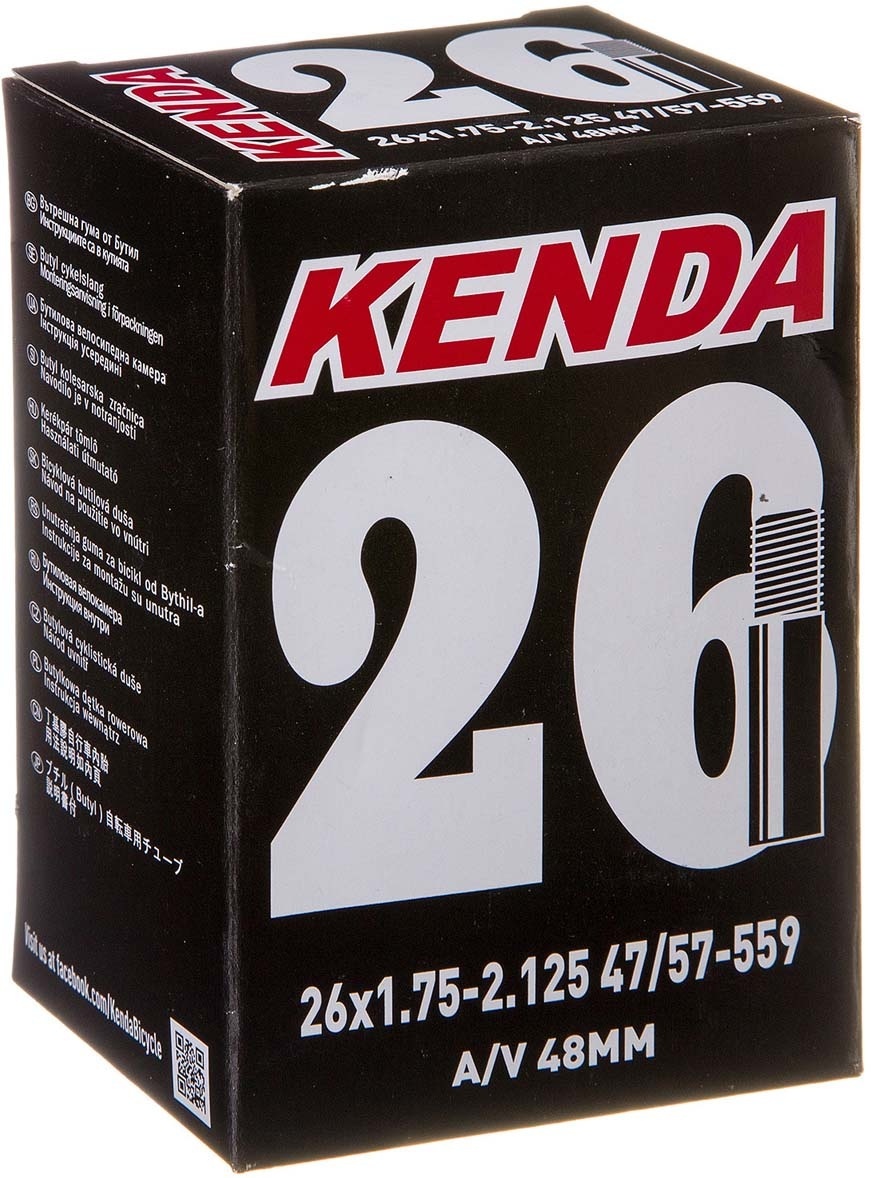 Велокамера 26x1.75-2.125, 47/57-559, A/V-48 mm,