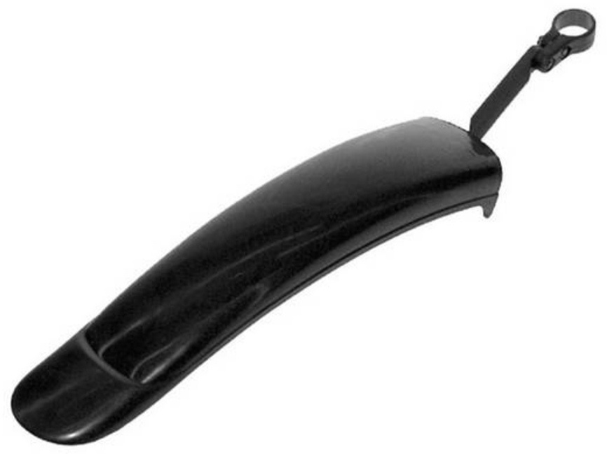 Крыло заднее 20"-24" plastic, two-piece-type, black,