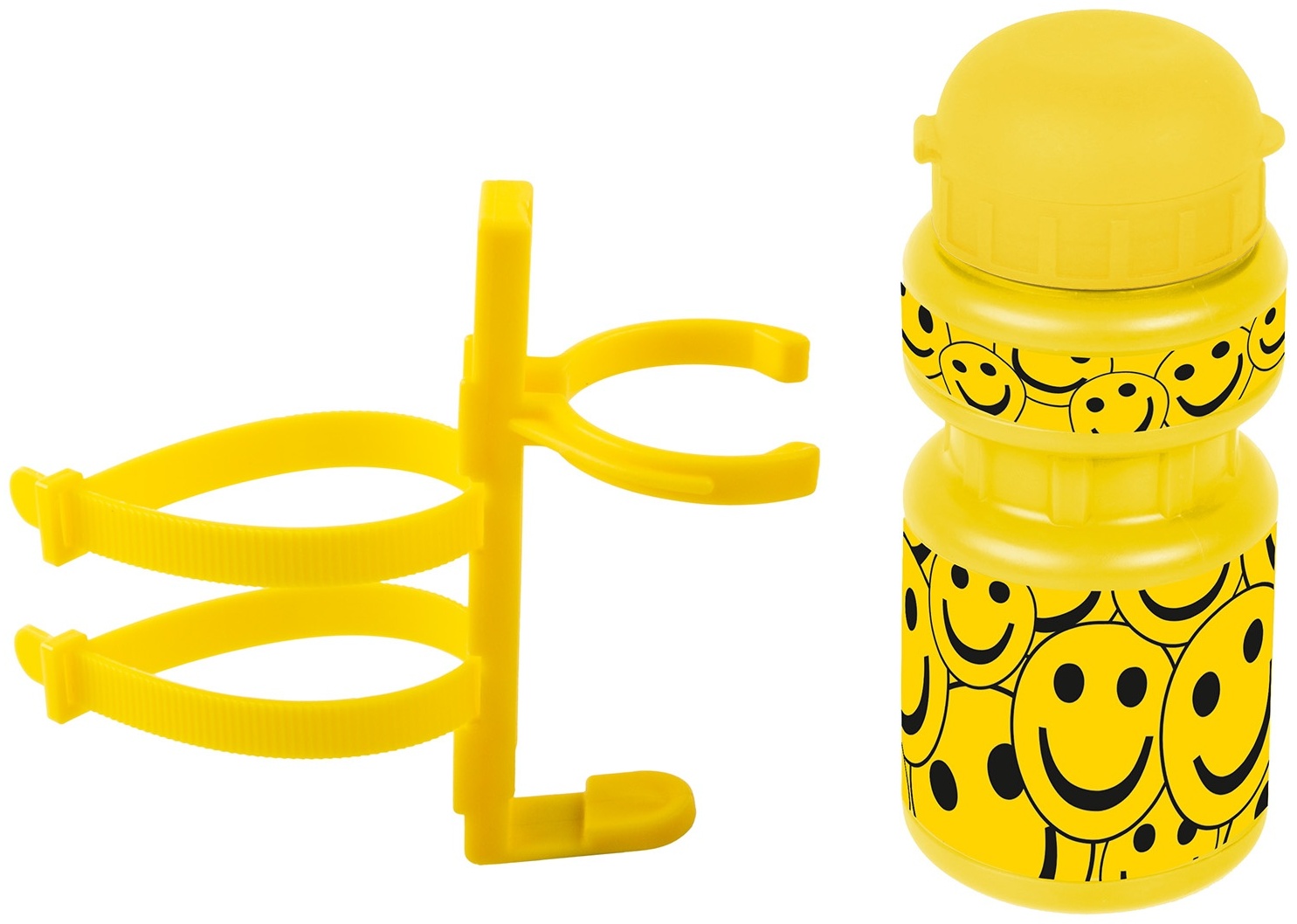 Фляга с держателем, smiley design,