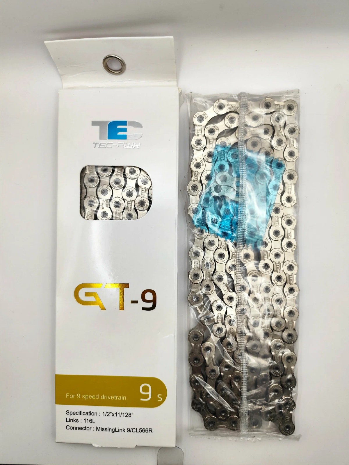 Цепь TEC,GT-9 9-sp,  116L уп.,