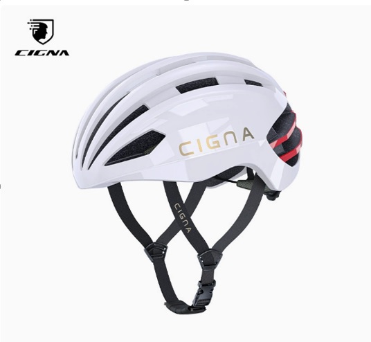 Шлем TT-37,white/red L (58-61cm),