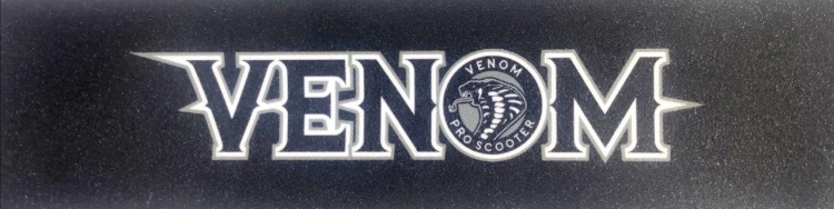 Наждачка Venom logo black,