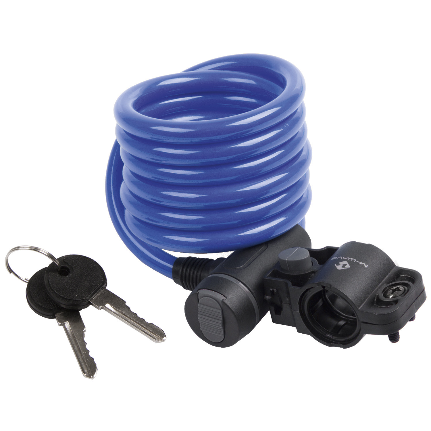Замок autom.-spiralcablelock 1800 x 10 mm, blue,