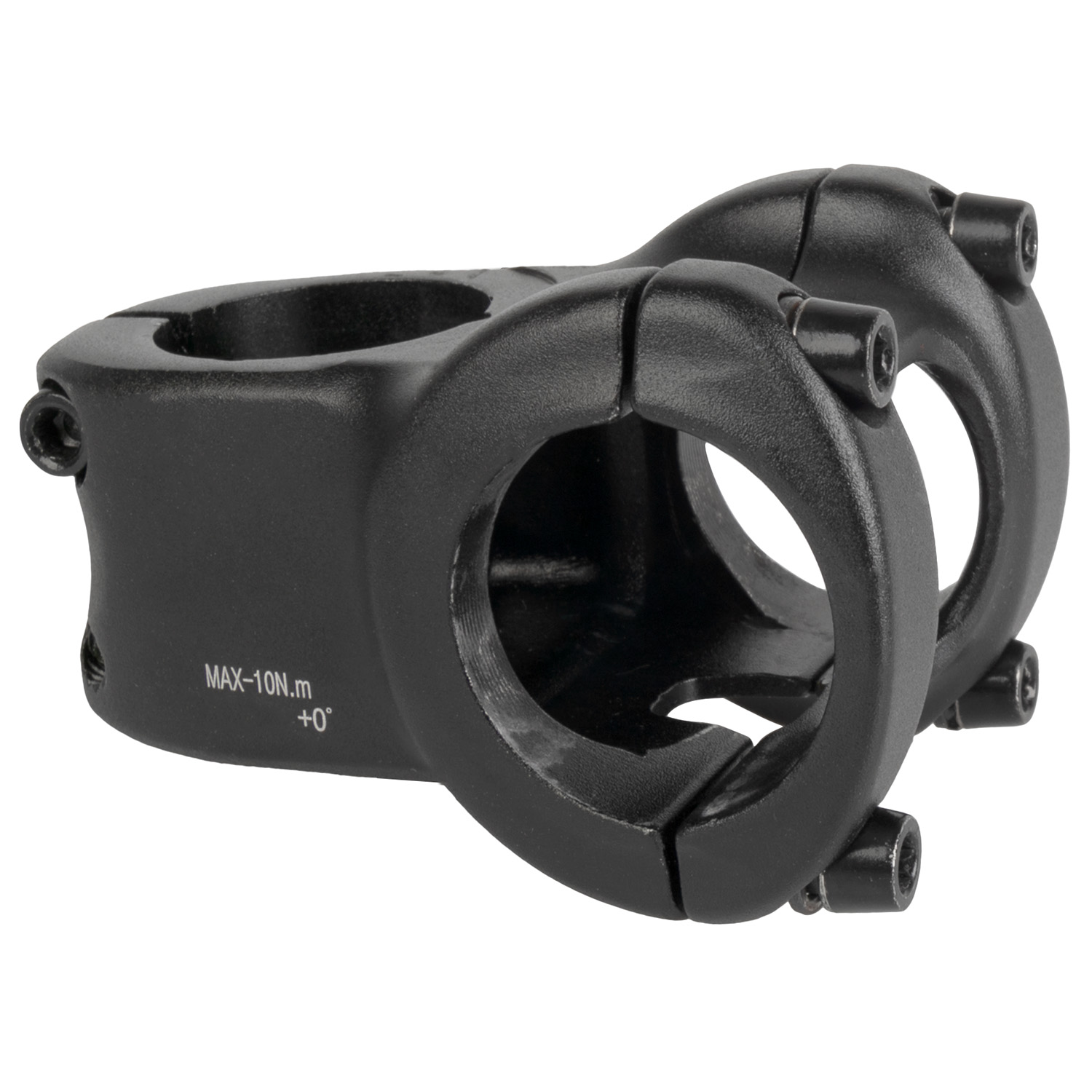 Вынос руля AL-6061 forged, ext. 35 mm, angle: 0°, height: 36 mm, black, bare bore 31,8 mm,