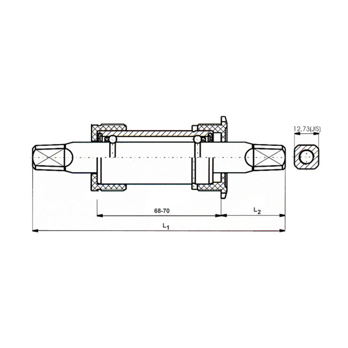Картридж B.B.-Set NECO 115/24 mm,