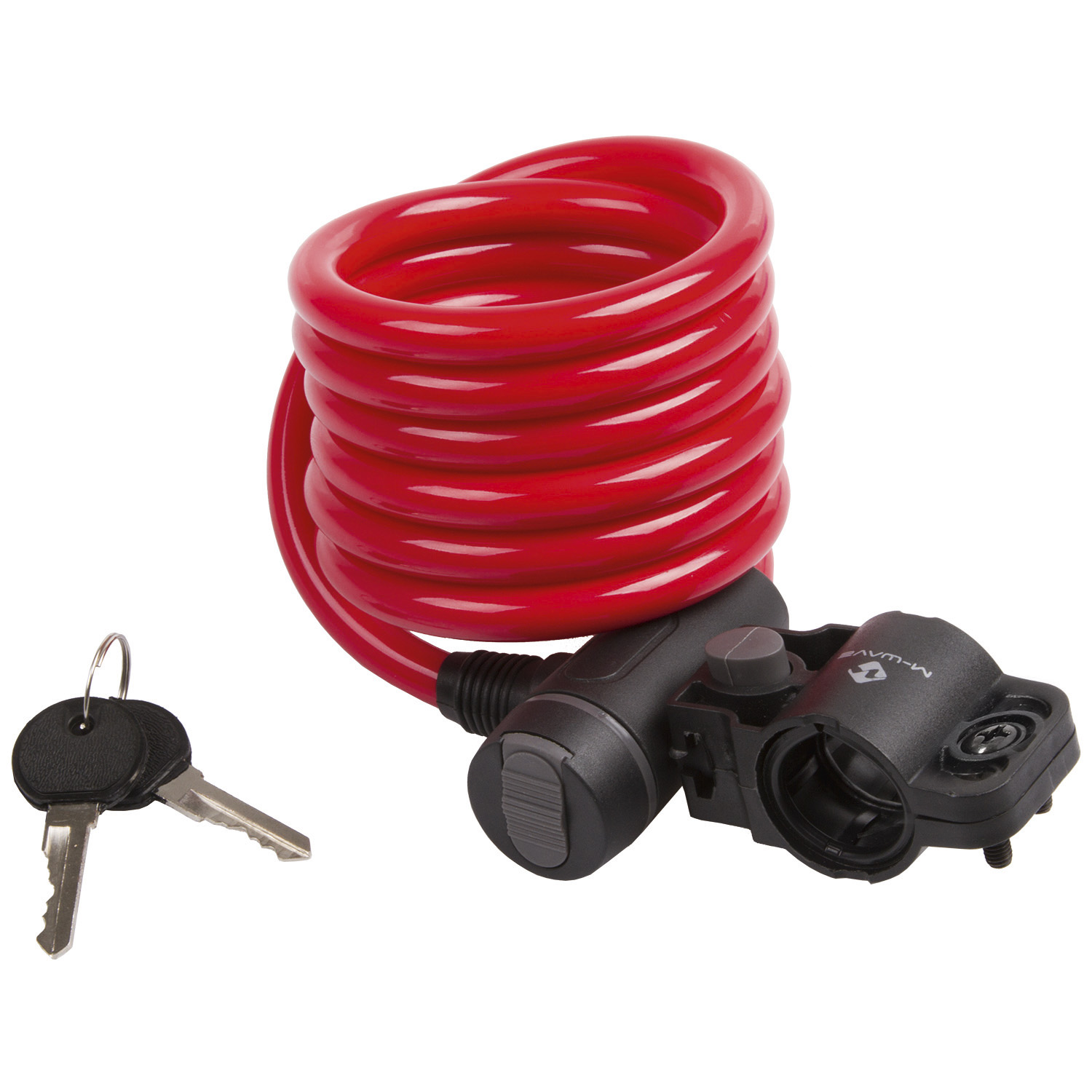 Замок autom.-spiralcablelock 1800 x 10 mm, red,