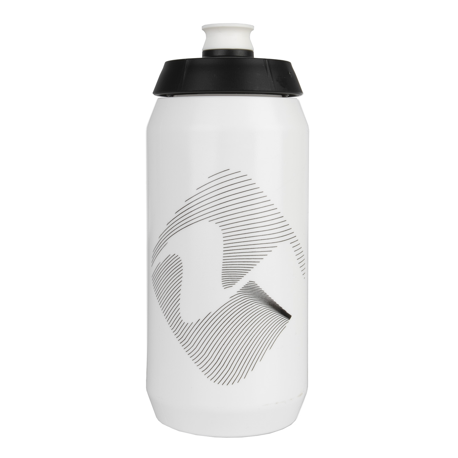 Фляга "PBO 550", plastic, 550 ml, white/black/white,
